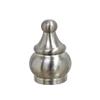 Aspen Creative 24017-21 Steel Lamp Finial in Brushed Nickel Finish, 1-1/2" Tall (1 Pack) view 1