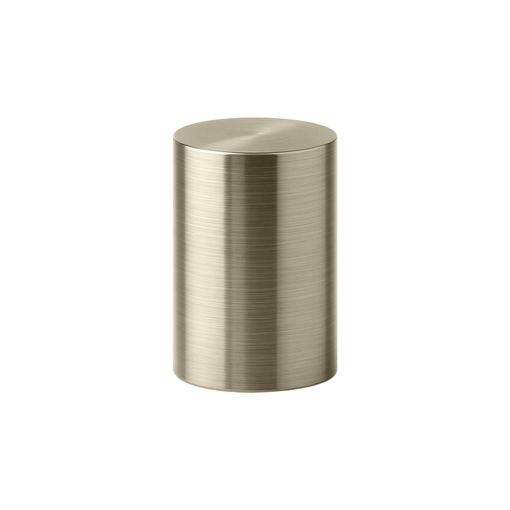 Aspen Creative 24019-11, 1 Pack Steel Lamp Finial in Brass Plated Finish, 1 1/4" Tall
