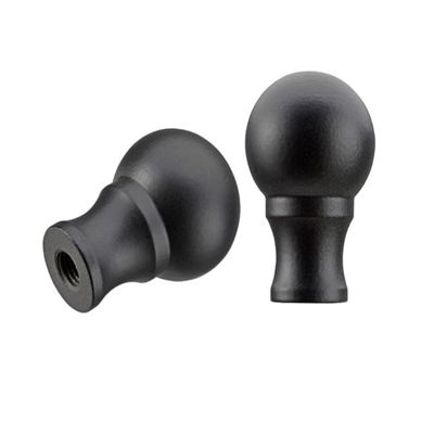 Aspen Creative 24018-32 Steel Lamp Finial in Oil Rubbed Bronze Finish, 1 3/8" Tall (2 Pack)