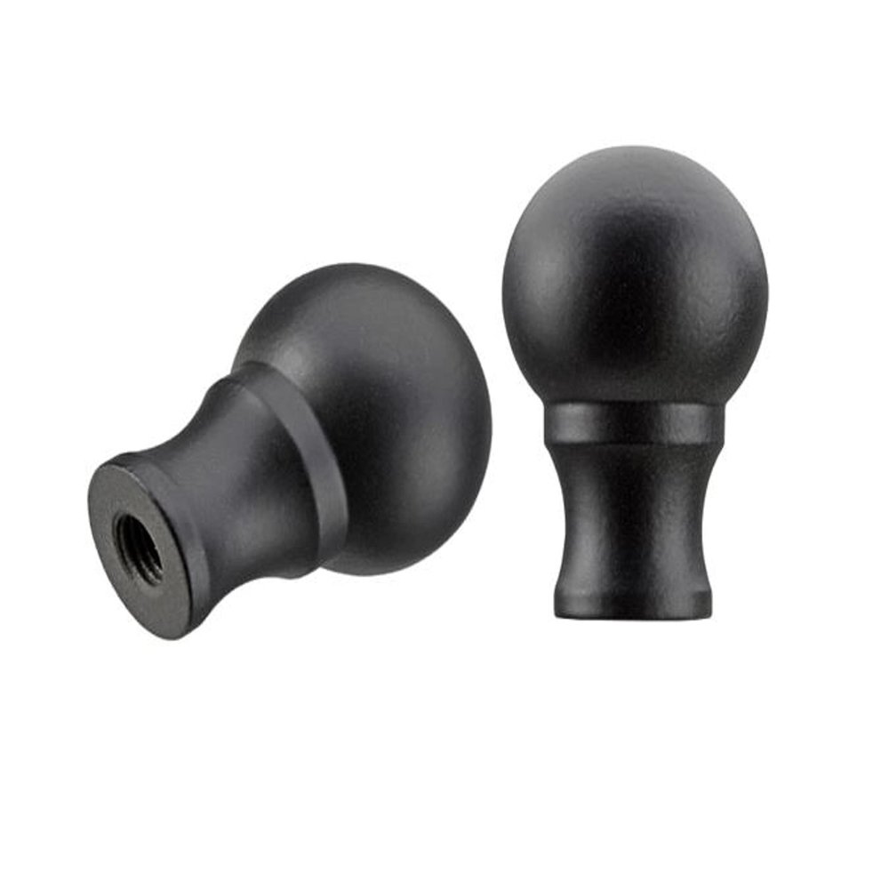 Aspen Creative 24018-32 Steel Lamp Finial in Oil Rubbed Bronze Finish, 1 3/8" Tall (2 Pack)