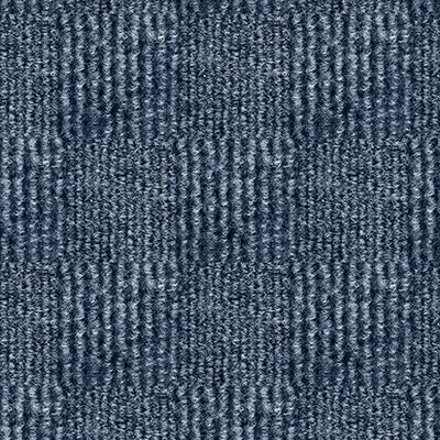 60 sq.ft. Do-It-Yourself Installation Peel-and-Stick Carpet Tiles - Crochet Style (24"x24" Set of 15) Many Colors Available. (Denim)