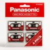 Panasonic Microcassette MC-60 4/pack view 1