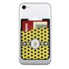 YouCustomizeIt Personalized Honeycomb 2-in-1 Cell Phone Credit Card Holder & Screen Cleaner view 1
