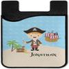 YouCustomizeIt Personalized Pirate Scene 2-in-1 Cell Phone Credit Card Holder & Screen Cleaner view 2