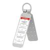 KStrong UFA30001 Hinged Reusable Steel Roof Anchor, ANSI Compliant, 20.47" / Open x 3.01" (520 x 76 mm), Silver view 1