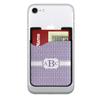 YouCustomizeIt Personalized Greek Key 2-in-1 Cell Phone Credit Card Holder & Screen Cleaner view 1