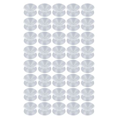 uxcell Home Double Sided Wall Window Glass Mirror Suction Cups Sucker Pads