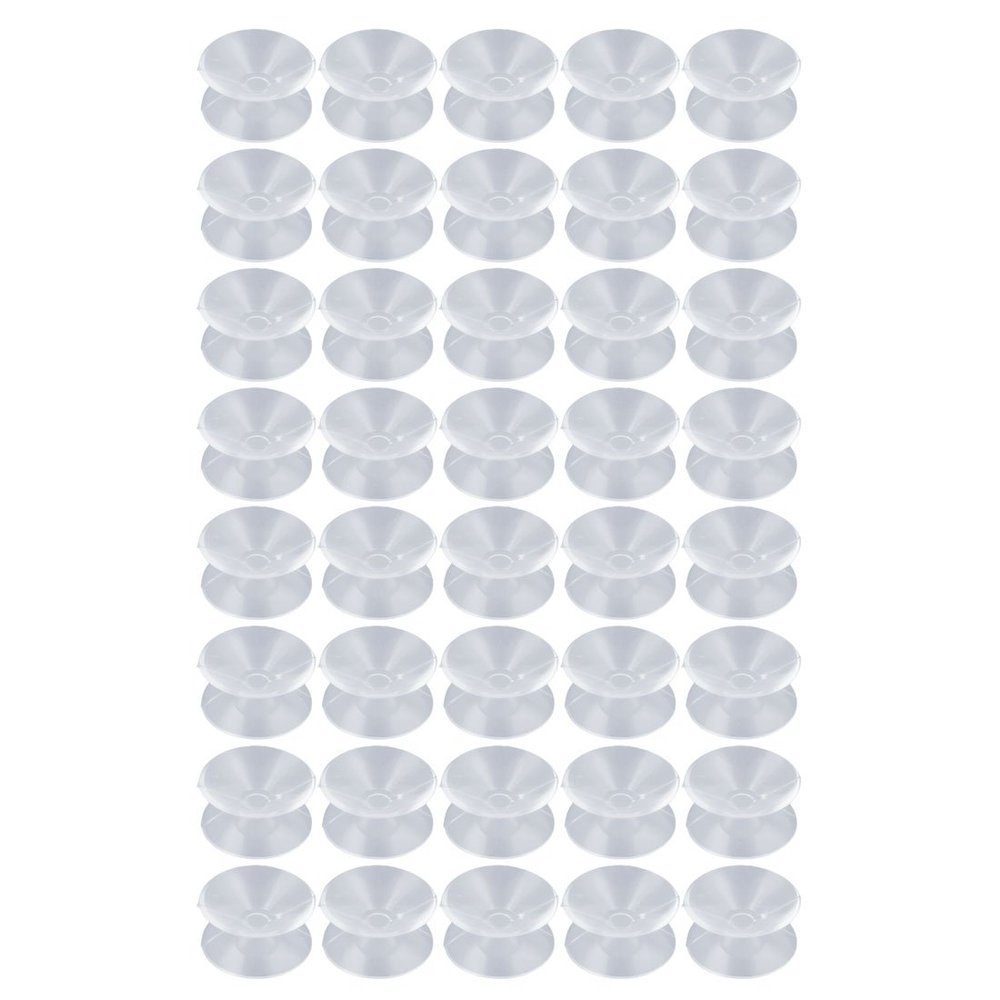 uxcell Home Double Sided Wall Window Glass Mirror Suction Cups Sucker Pads