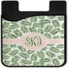 YouCustomizeIt Personalized Tropical Leaves 2-in-1 Cell Phone Credit Card Holder & Screen Cleaner view 2