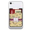 YouCustomizeIt Personalized Ovals & Swirls 2-in-1 Cell Phone Credit Card Holder & Screen Cleaner view 1