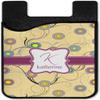 YouCustomizeIt Personalized Ovals & Swirls 2-in-1 Cell Phone Credit Card Holder & Screen Cleaner view 2