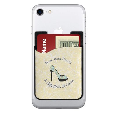 YouCustomizeIt Personalized High Heels 2-in-1 Cell Phone Credit Card Holder & Screen Cleaner
