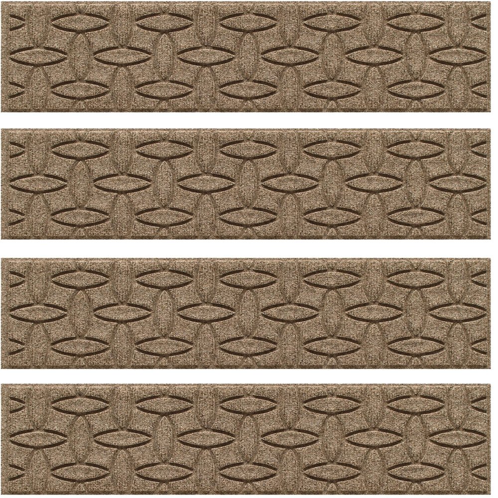 WaterHog Ellipse Indoor Outdoor Stair Treads, All-Weather Stair Runner