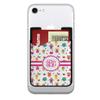 YouCustomizeIt Personalized Girly Monsters 2-in-1 Cell Phone Credit Card Holder & Screen Cleaner view 1