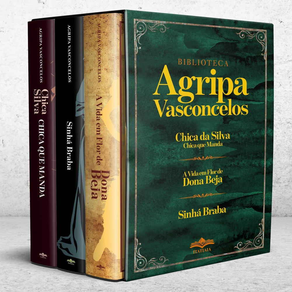 Biblioteca Agripa Vasconcelos - Box com 3 Livros