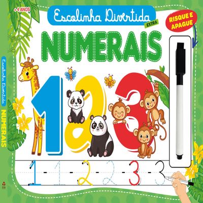 livro escolinha divertida extra numeros Ed. 2022
