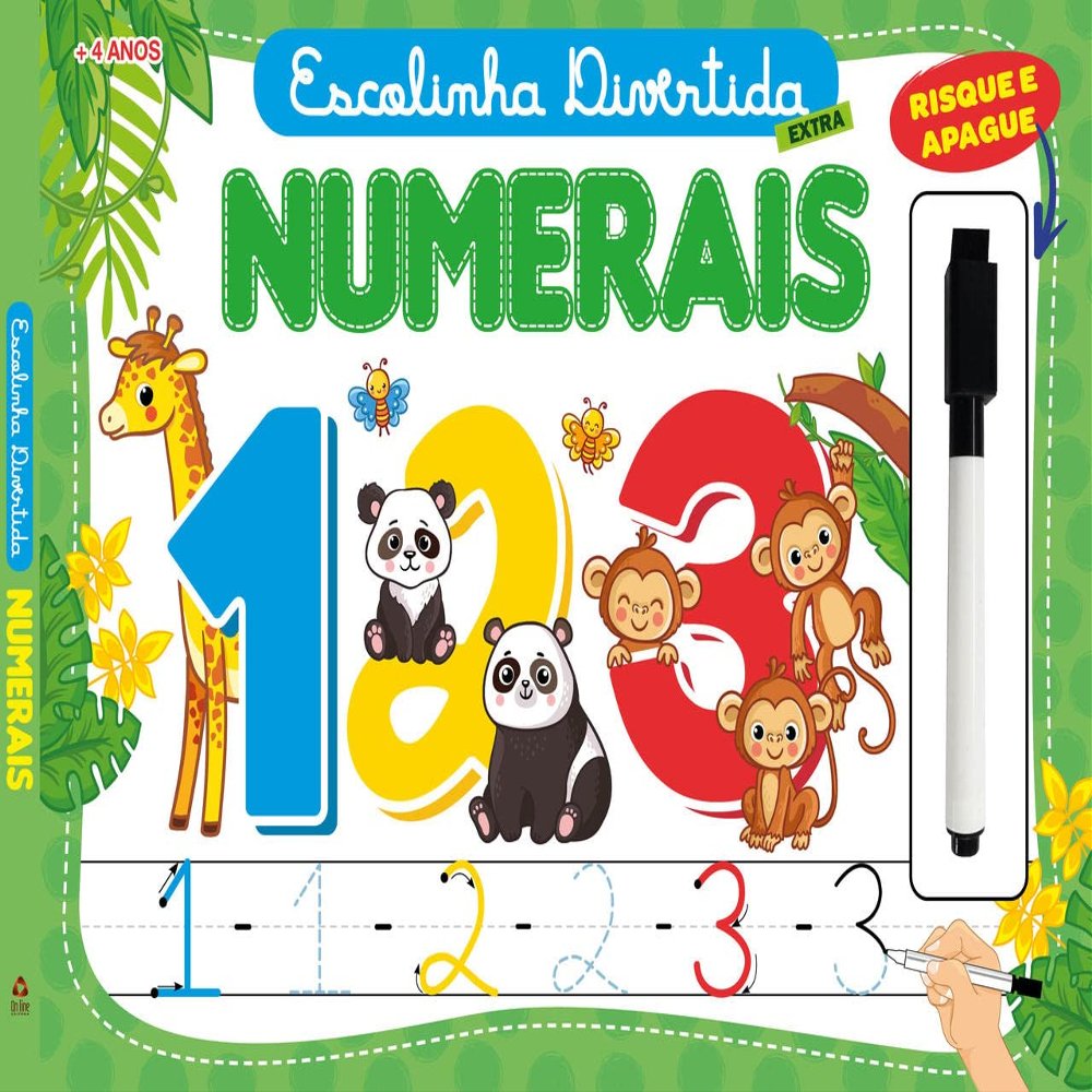 livro escolinha divertida extra numeros Ed. 2022