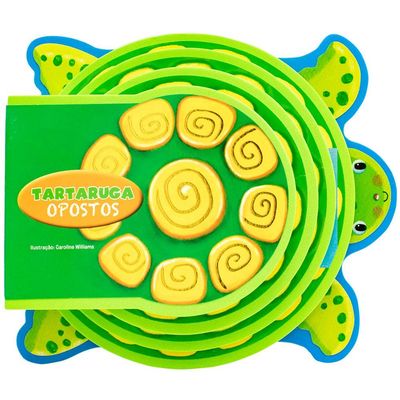 livro bichinhos em 3d tartaruga