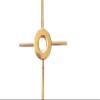 Upgradelights Off White Silk 10 Inch Rectangle Pagoda Lamp Shade with Matching Harp and Finial view 3