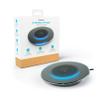 Atomi - Wireless Charge Pad - 10W Qi Wireless Technology compatible with Apple iPhone X/iPhone 8/8 Plus, Samsung Galaxy Note 8 / S8 / S8+ and All Qi-Enabled Devices - Black view 1