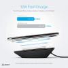 Atomi - Wireless Charge Pad - 10W Qi Wireless Technology compatible with Apple iPhone X/iPhone 8/8 Plus, Samsung Galaxy Note 8 / S8 / S8+ and All Qi-Enabled Devices - Black view 4