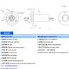 1 pcs lot 24-pin cap-type conductive slip ring Multi-channel can be connected in parallel conductive ring collector ring view 4