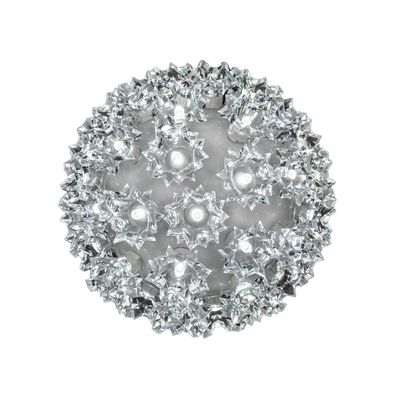 Novelty Lights LED 6in 50 Light Twinkling Starlight Sphere, Pure White