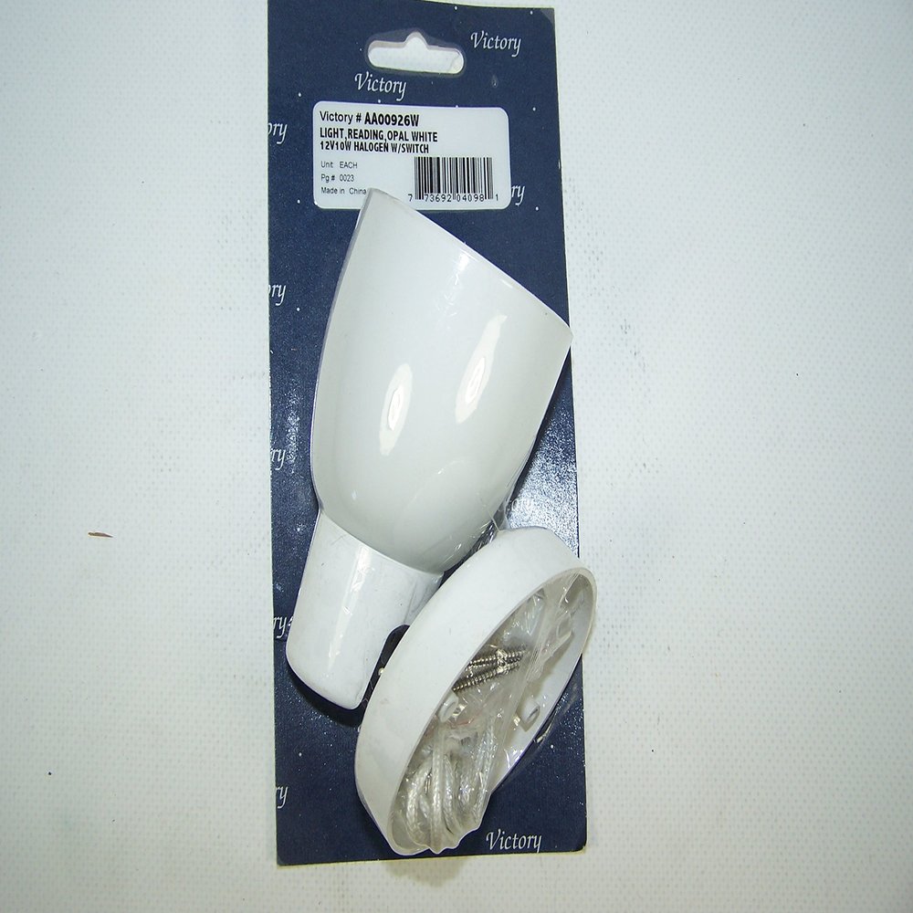 AA00926W Victory Reading Light Opal White 135-1157