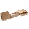 Charging Station Stand Combo with Bamboo Drawer; Extra Storage for Smartphones, Tablets, Laptops & Organizer for Office Supplies and Stationary Items view 2