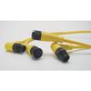 Cordset, 4 Pin, Plug, Male view 1