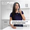 EcoPure Main Faucet Under Sink Inline Water Filtration System (EPWUFF1) | NSF Certified | Reduces Chlorine, Sediment & Cysts | No Additional Faucet Required view 3