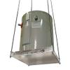 HoldRite QuickStand Ceiling Mounted Water Heater Platform with Steel Drain, Up to 50 Gallons, Hanging, 50-SWHP-M view 1