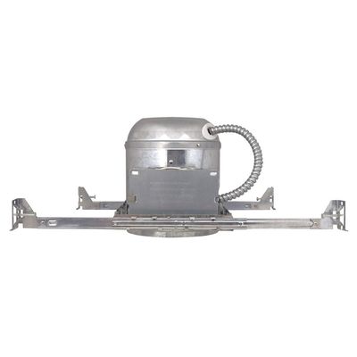 Design House 519512 Recessed New Construction Housing 6", Galvanized Steel