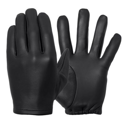 Tough Gloves Patrol-X Ultra Thin Leather Gloves, TD301 Black Size 6