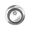 Whitehaus WHNDA16-BSS Noah's Collection 20-Inch Large Round Drop-In Sink, Brushed Stainless Steel view 1