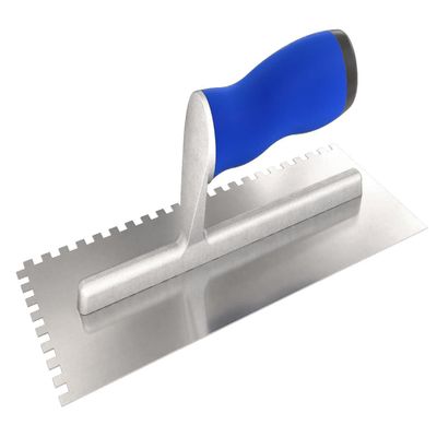 Bon14-309 11-Inch by 4-1/2-Inch Square Notched Trowel with 1/4-Inch Width and 1/4-Inch Depth Comfort Grip Handle