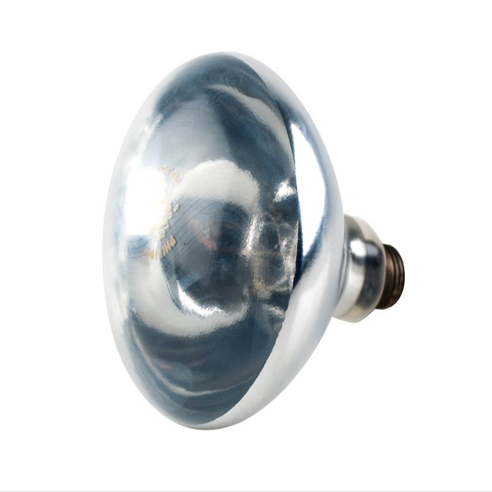 Philips BR40 Heat Lamp Light Bulb: 250-Watt, Infrared, E26 Medium Screw Base