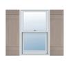 14"W x 50"H Lifetime Vinyl, TailorMade Four Board Joined (2 Batten), Board-n-Batten Shutters, w/Shutter-Loks (Per Pair), Clay view 1