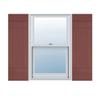 14"W x 50"H Lifetime Vinyl, TailorMade Four Board Joined (2 Batten), Board-n-Batten Shutters, w/Shutter-Loks (Per Pair), Burgundy Red view 1