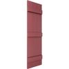 Ekena Millwork 14"W x 68"H Lifetime Vinyl, Custom Four Board Joined (3 Batten), Board-n-Batten Shutters, w/Shutter-Loks (Per Pair), Wineberry view 3