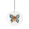 Gotham Decor Mexican Talavera Butterfly Fan/Light Pull view 1