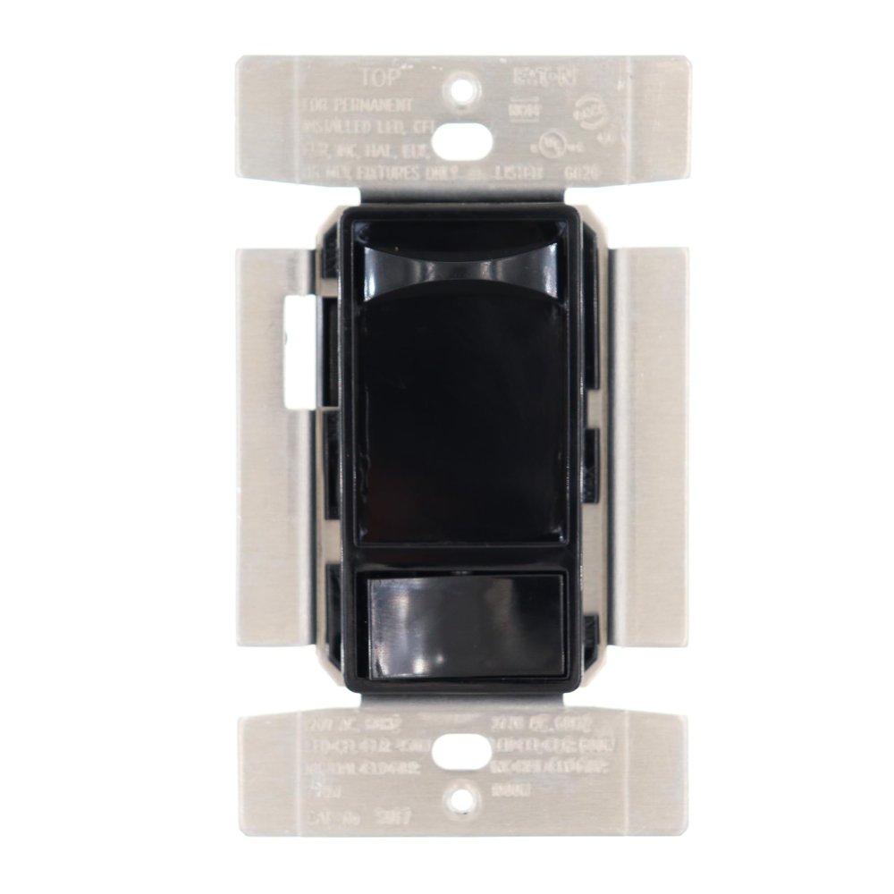 Cooper Wiring Devices Eaton SUT7-BK Universal Slide Dimmer, Black
