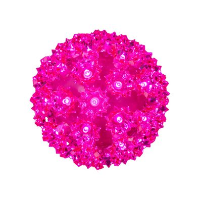 Novelty Lights LED 6in 50 Light Pink Starlight Sphere, Ornament Ball Light