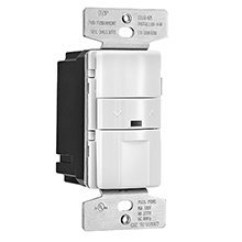 Eaton VS10D7-GY Vacancy sensor & dimmer with LED singlepole/3-way preset, Gray