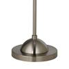 Tiffany-Style Lily Brushed Nickel Pull Chain Floor Lamp with Print Shade view 4