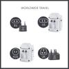 Conair Universal Travel Adapter with USB, European Plug Adapter with Surge Protection, All-in-One Travel Adapter Worldwide view 2