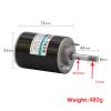 DC Motor DC High Speed Motor 30W High Speed CW/CCW Permanent Magnet DC Motor Brushed DC Motor Mini Electric Motor for DIY Generator(12V 3500rpm) view 2
