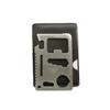 Kerocy Wallet Tool Card 11 in 1 Stainless Steel Survival Tool Pocket Kit for Men Camping 2 Pack/5 Pack (Type1(2 Pack)) view 1