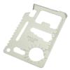 Kerocy Wallet Tool Card 11 in 1 Stainless Steel Survival Tool Pocket Kit for Men Camping 2 Pack/5 Pack (Type1(2 Pack)) view 2