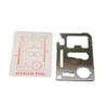 Kerocy Wallet Tool Card 11 in 1 Stainless Steel Survival Tool Pocket Kit for Men Camping 2 Pack/5 Pack (Type1(2 Pack)) view 3